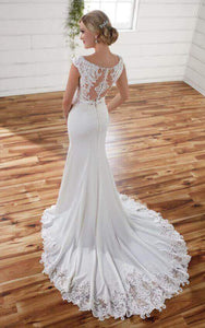 Essence of Australia '2238' size 6 new wedding dress back view on model