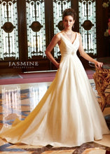 Load image into Gallery viewer, Jasmine &#39;F313&#39; size 10 sample wedding dress front view on model
