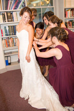 Load image into Gallery viewer, Maggie Sottero &#39;Emma&#39; size 4 used wedding dress front view on bride

