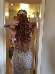 Bridal Reflections 'Two In One' size 6 used wedding dress back view on bride
