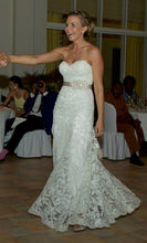 Load image into Gallery viewer, Maggie Sotttero &#39;Brittania&#39; size 6 used wedding dress front view on bride
