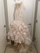 Load image into Gallery viewer, Madison James &#39;155&#39; size 8 new wedding dress front view on hanger
