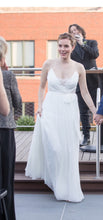 Load image into Gallery viewer, Christos &#39;Tinsley&#39; size 6 used wedding dress front view on bride
