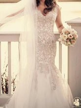 Load image into Gallery viewer, Allure Bridals &#39;C369&#39; size 12 used wedding dress front view on bride

