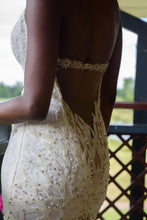 Load image into Gallery viewer, Galia Lahav &#39;Elsa&#39; size 6 used wedding dress back view on bride
