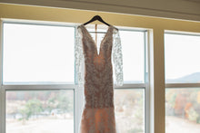 Load image into Gallery viewer, Galina &#39;Signature&#39; size 2 used wedding dress front view on hanger
