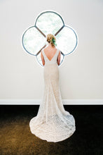 Load image into Gallery viewer, Sarah Seven &#39;Ginsburg&#39; size 2 used wedding dress back view on bride
