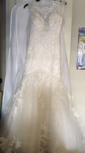 Load image into Gallery viewer, Casablanca &#39;Celebrate Forever&#39; size 2 sample wedding dress front view on hanger
