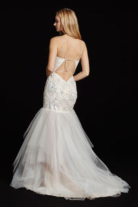 Hayley Paige 'Honor' size 6 new wedding dress back view on model