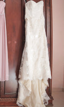 Load image into Gallery viewer, Stella York &#39;5939&#39; size 8 used wedding dress front view on hanger
