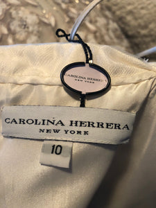 Carolina Herrera 'Eva' size 8 sample wedding dress view of tag