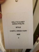 Load image into Gallery viewer, Halfpenny London &#39;Cheryl&#39; size 2 new wedding dress view of tag
