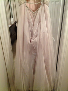 Hayley Paige 'Roxanne' size 8 used wedding dress back view on hanger