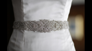Rivini 'Beatrice' size 6 used wedding dress view of belt