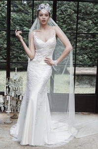 Maggie Sottero 'Marnie' size 4 new wedding dress front view on model