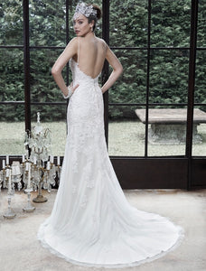 Maggie Sottero 'Marnie' size 4 new wedding dress back view on model