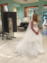 Load image into Gallery viewer, Hayley Paige &#39;Chantelle&#39; size 4 new wedding dress front view on bride
