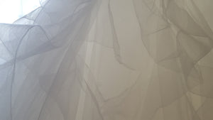 Pronovias 'Trinity' size 12 used wedding dress view of tulle