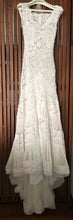Load image into Gallery viewer, Pronovias &#39;Ksira&#39; size 4 used wedding dress front view on hanger
