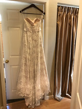 Load image into Gallery viewer, Watters &#39;Pasadena&#39; size 4 used wedding dress back view on hanger
