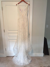 Load image into Gallery viewer, Lazaro &#39;Alexis&#39; size 0 used wedding dress back view on hanger
