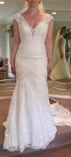Load image into Gallery viewer, Madison James &#39;256&#39; size 8 used wedding dress front view on bride
