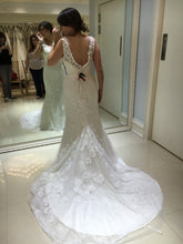 Load image into Gallery viewer, Casablanca &#39;Imperial&#39; size 12 new wedding dress back view on bride

