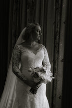Load image into Gallery viewer, Pronovias &#39;Tibet&#39; size 12 used wedding dress front view on bride
