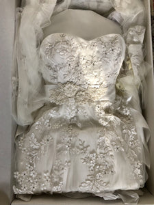 Sweetheart Flower Lace Dress