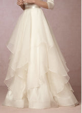 Load image into Gallery viewer, BHLDN &#39;Lowell Skirt&#39; size 6 new wedding dress front view on model
