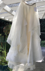 BHLDN 'Lowell Skirt' size 6 new wedding dress front view on hanger