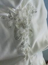 Load image into Gallery viewer, Forever Yours &#39;47133&#39; size 4 sample wedding dress close up of fabric
