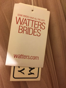 Watters 'Ahsan Skirt' size 8 new wedding dress view of tag