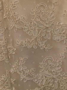Mori Lee '4169' size 8 used wedding dress close up of fabric