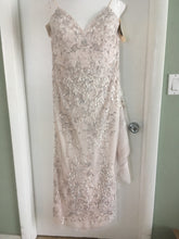 Load image into Gallery viewer, Melissa Sweet &#39;Embroidered and Beaded&#39; size 14 new wedding dress front view on mannequin
