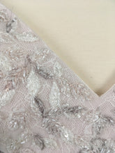 Load image into Gallery viewer, Melissa Sweet &#39;Embroidered and Beaded&#39; size 14 new wedding dress close up of fabric
