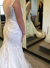 Load image into Gallery viewer, Mori Lee &#39;Madeline Gardener&#39; size 10 new wedding dress back view on bride
