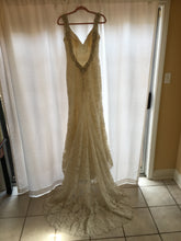 Load image into Gallery viewer, Allure &#39;C261&#39; size 8 sample wedding dress back view on hanger
