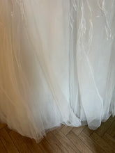 Load image into Gallery viewer, Zac Posen &#39;Organza Beaded Feather Strapless Ball Gown&#39;
