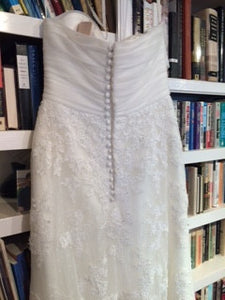 White one 'Lace Dress' - W1 - Nearly Newlywed Bridal Boutique - 2