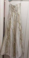 Load image into Gallery viewer, Valentino &#39;Taffeta  Dress&#39; size 12 used wedding dress back view on hanger
