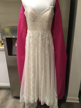 Load image into Gallery viewer, Ti Adora by Allison Webb &#39; 7652&#39; size 12 used wedding dress front view on hanger
