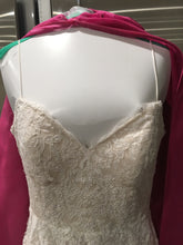 Load image into Gallery viewer, Ti Adora by Allison Webb &#39; 7652&#39; size 12 used wedding dress front view of bustline
