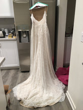 Load image into Gallery viewer, Ti Adora by Allison Webb &#39; 7652&#39; size 12 used wedding dress back view on hanger
