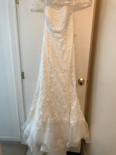 Load image into Gallery viewer, Oleg Cassini &#39;Elegant&#39; size 10 new wedding dress front view on hanger
