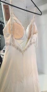 Tara Keely 'Classic' size 4 used wedding dress back view on hanger