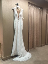 Load image into Gallery viewer, Berta &#39;14-20&#39; size 2 used wedding dress front view on hanger
