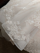 Load image into Gallery viewer, Maggie Sottero &#39;Aretha&#39; size 4 used wedding dress view of fabric
