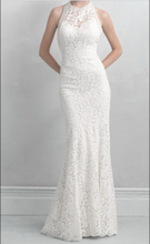 Load image into Gallery viewer, Madison James &#39;18&#39; size 8 used wedding dress front view on model
