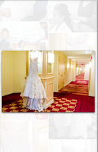 Load image into Gallery viewer, Michelle Roth &#39;Custom&#39; size 6 used wedding dress view of front train
